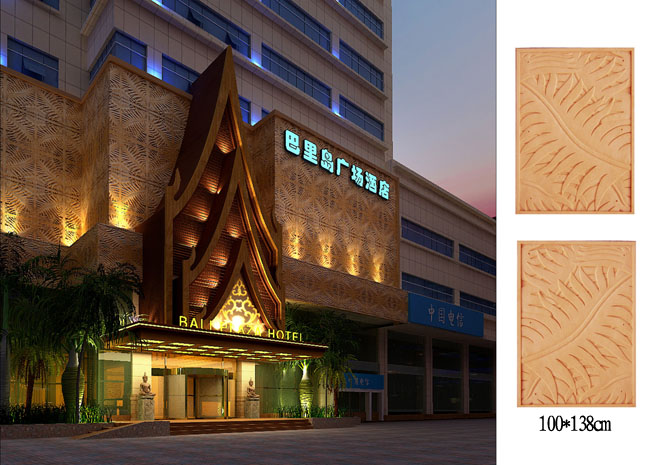 泰式餐厅浮雕工程